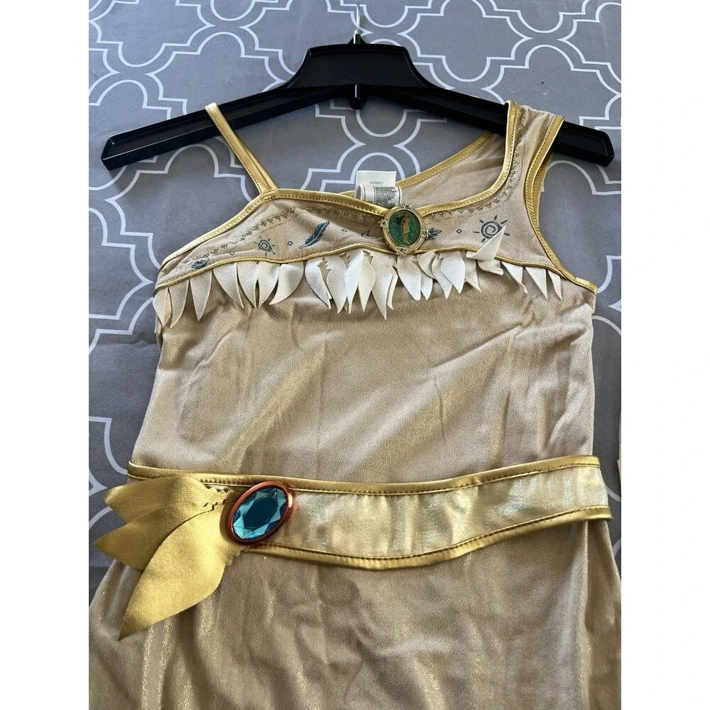 Disney Store Pocahontas Girl’s Costume, Shoes & Accessories Sz 10 Retired